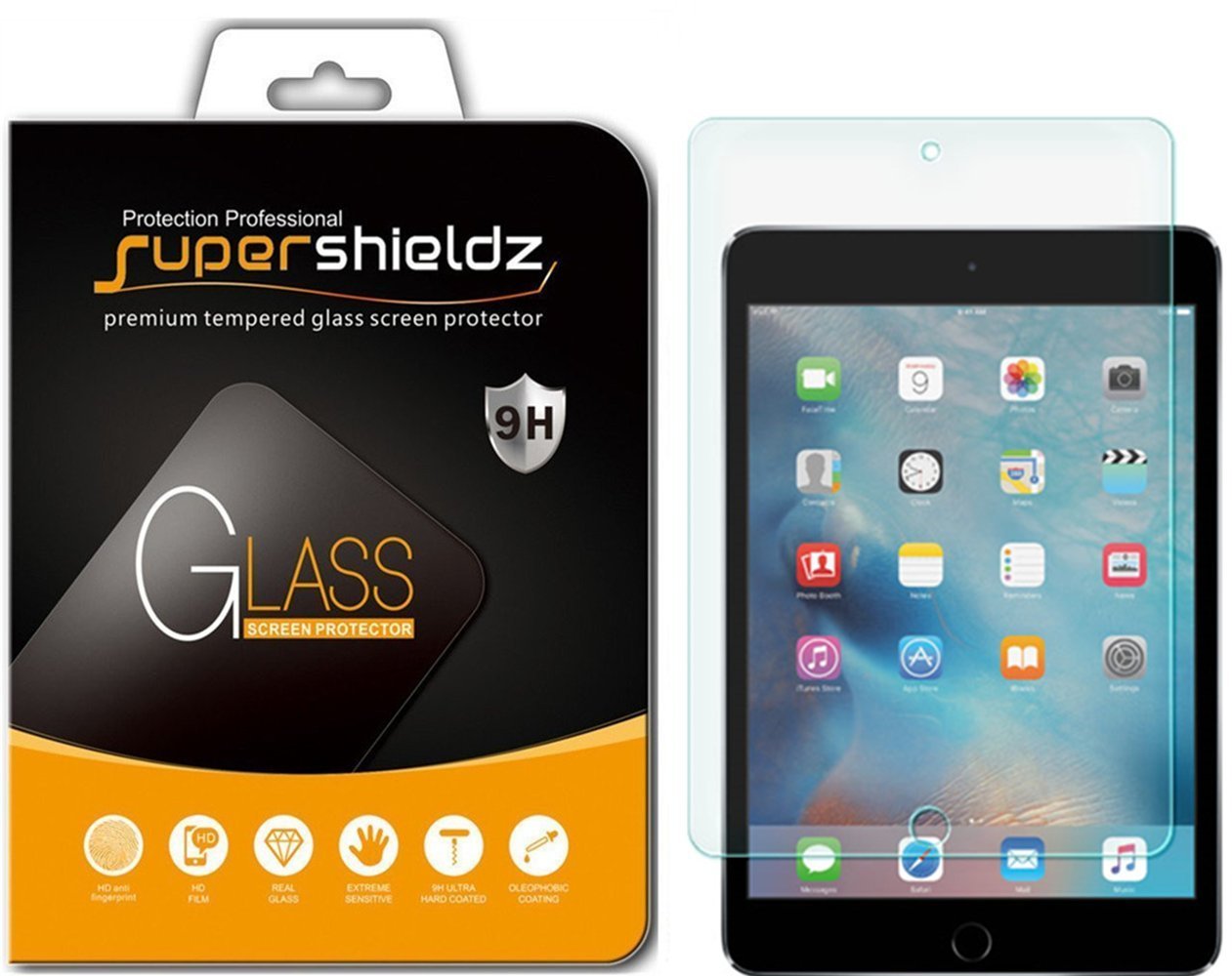 Supershieldz Tempered Glass Screen Protector for Apple iPad Mini 5 (2019)