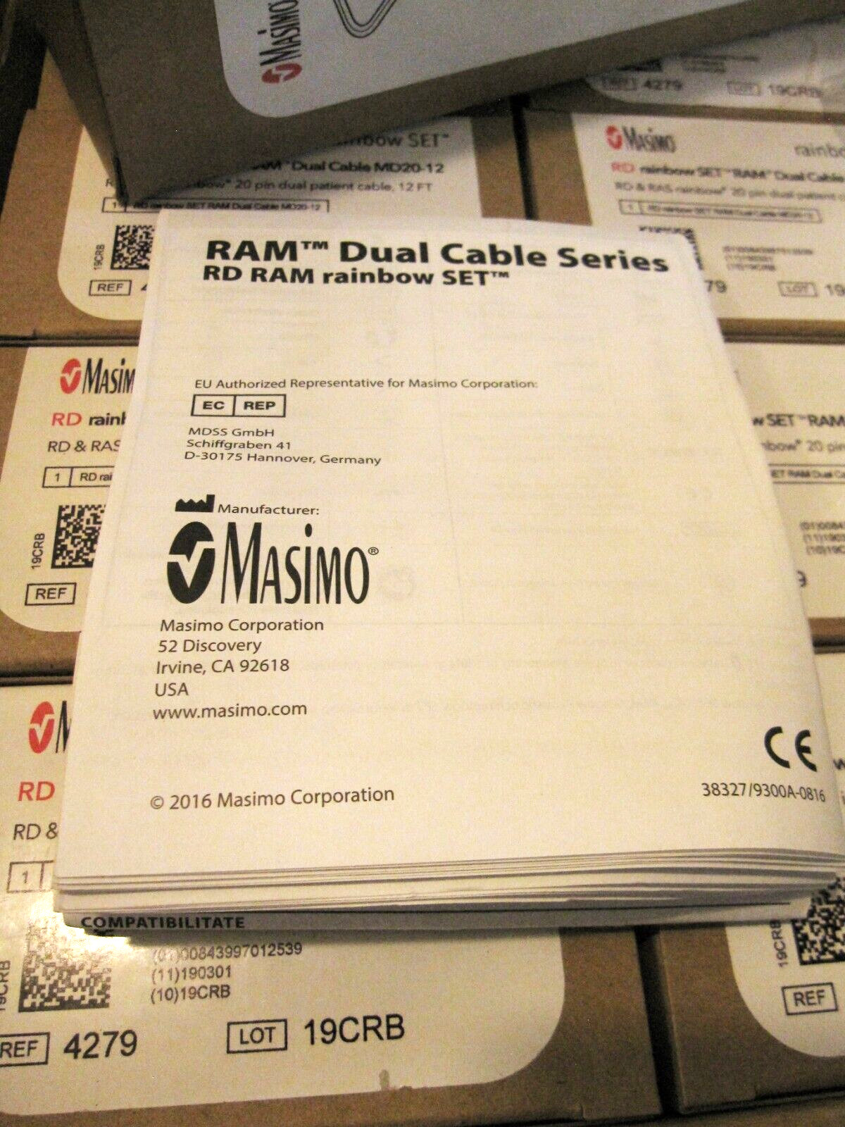 24/CASE LOT Masimo REF 4279 MD20-12