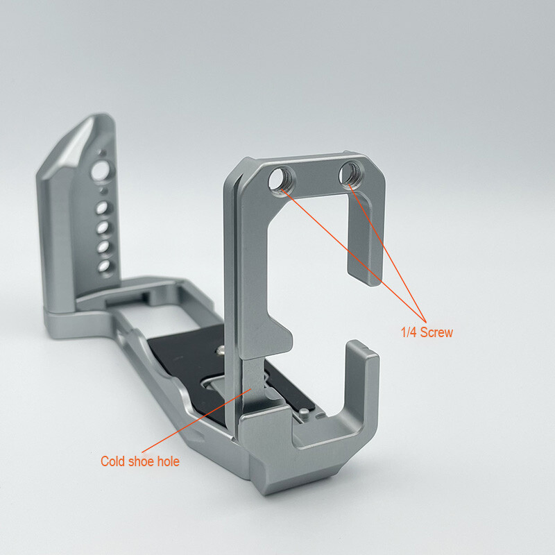 L Bracket For FUJIX-T5 XT5 Camera Extension Quick Release Plate Hand Grip
