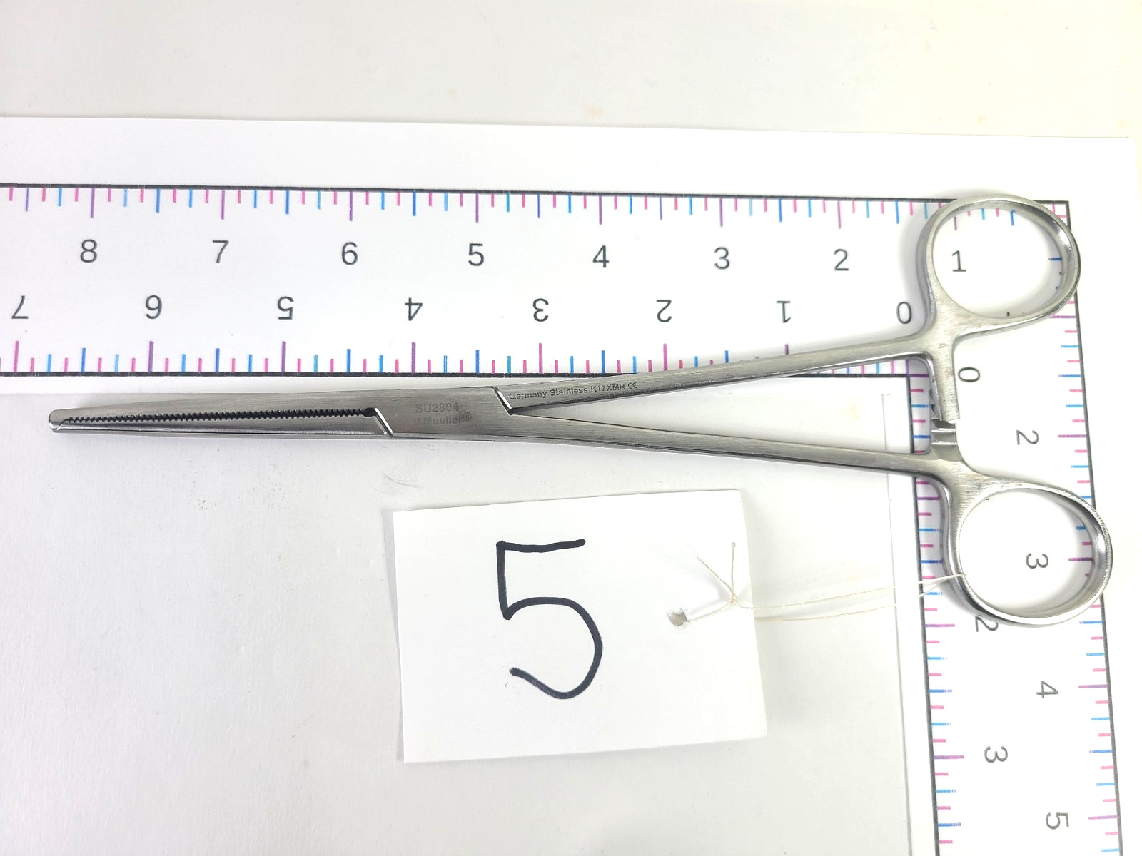 V. Mueller SU2804 Rochester-Ochsner Artery Forceps 8" (20.5CM) Straight