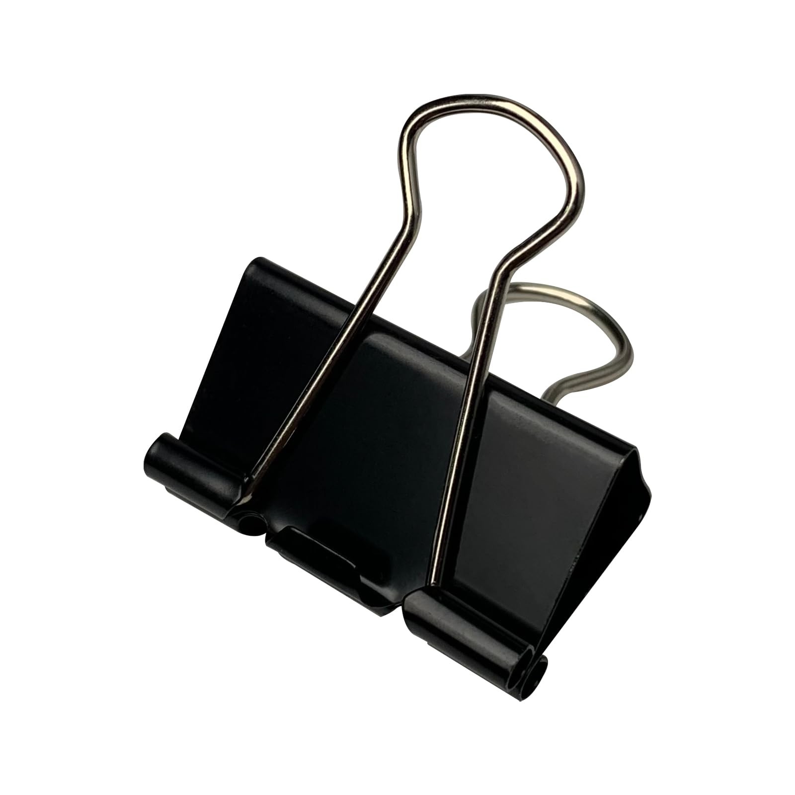 Ykimok 40Pcs Medium Binder Clips, 1.25 inch(32mm), Paper Clamps Medium, Black