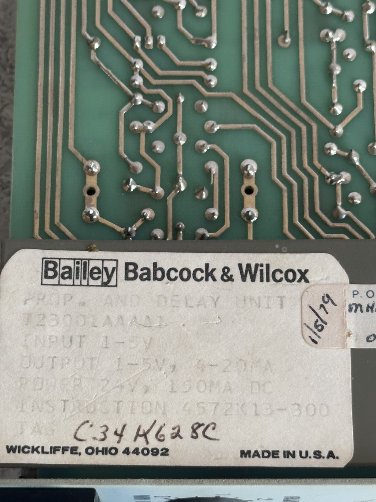 Bailey 723001AAAA1 Proportional Delay Unit