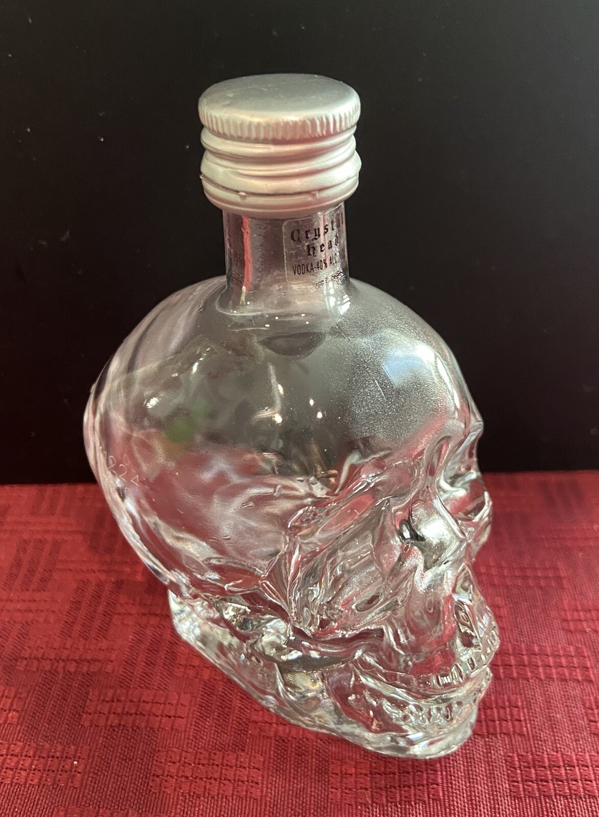 Crystal Head Vodka 50ML Glass Skull Empty Bottle With Cap
