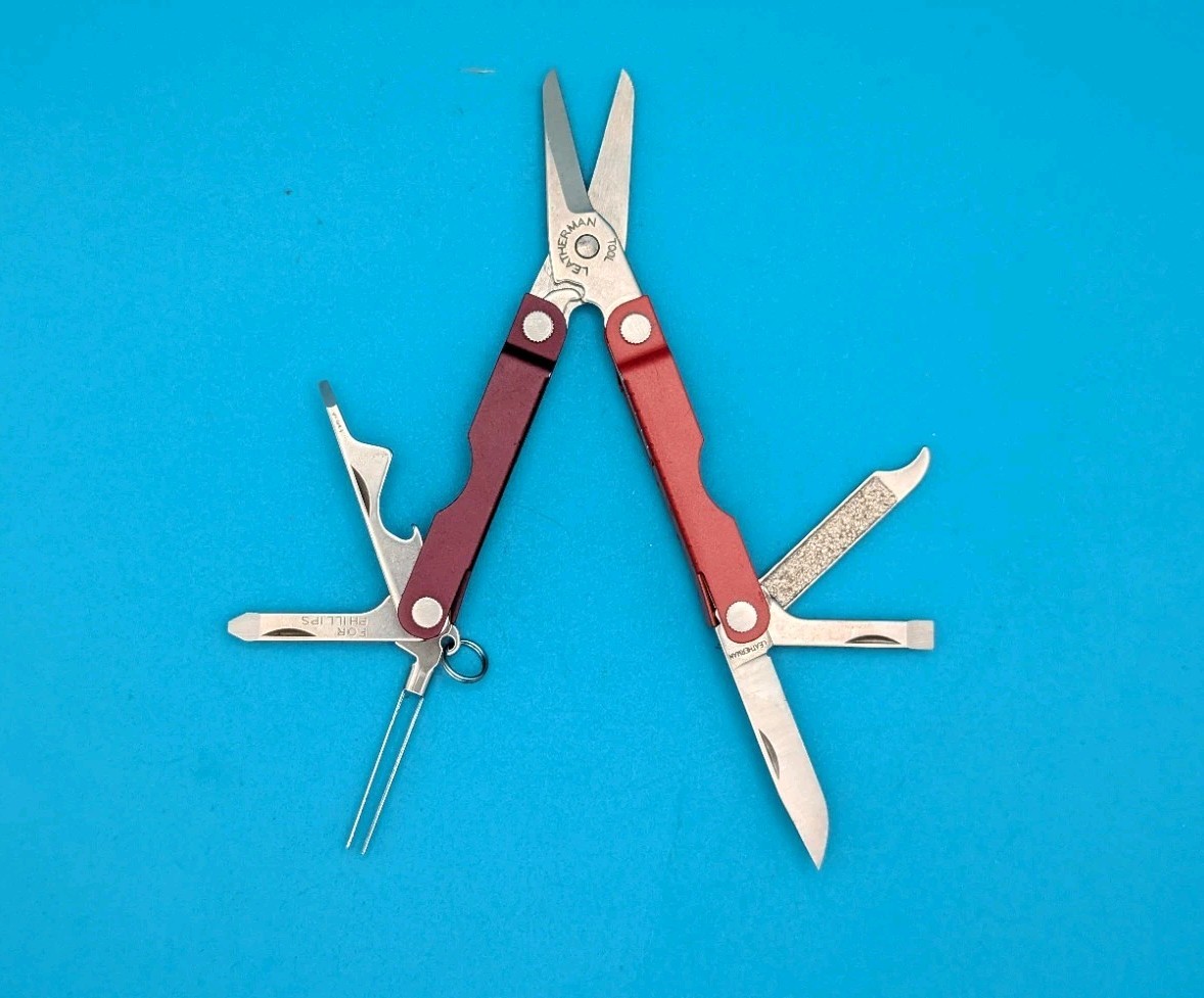 Leatherman Micra Multi-Tool, Knife, Scissors, Key Ring