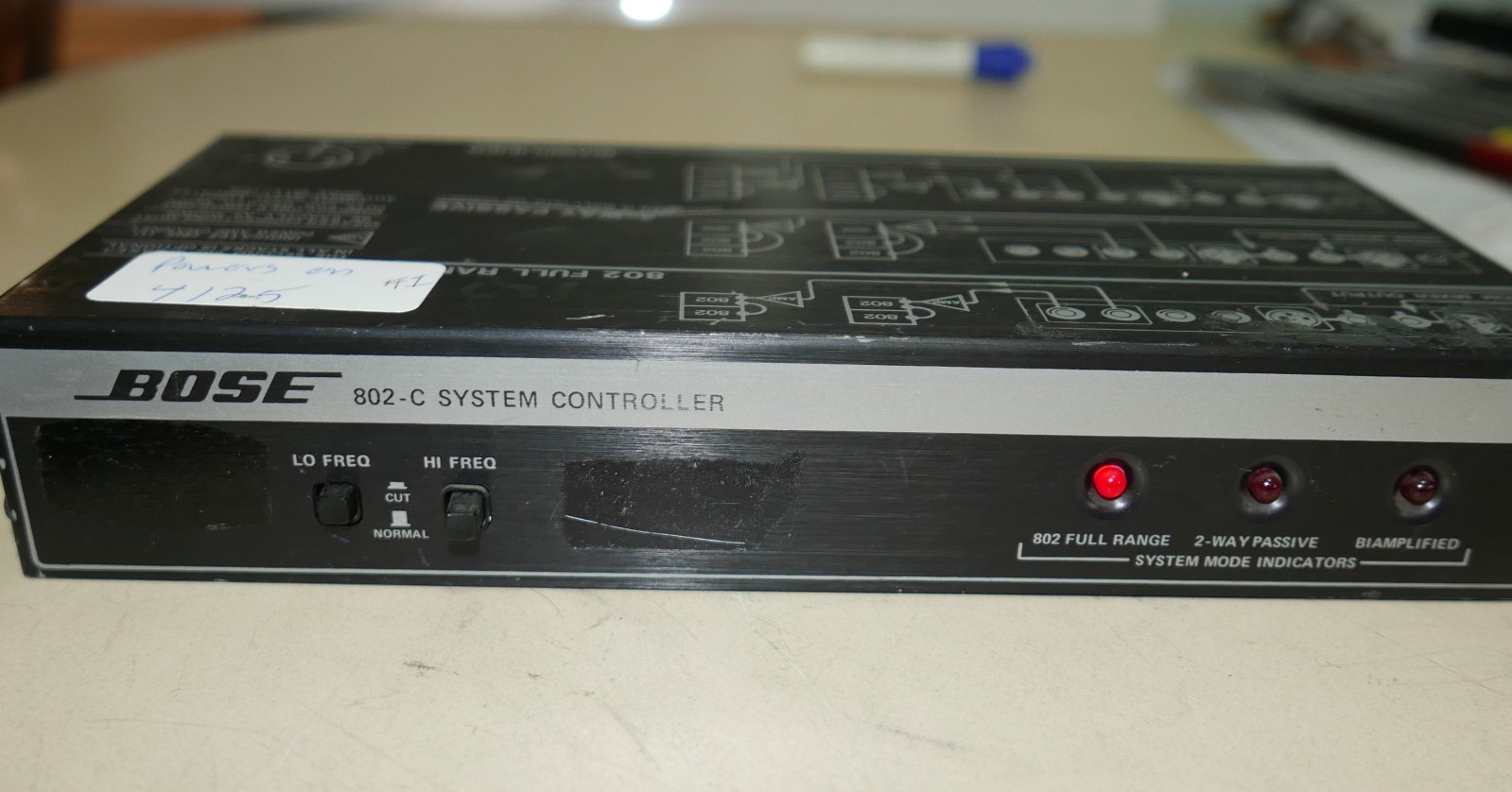 Bose 802-C System Controller Tested to Power on Only #1