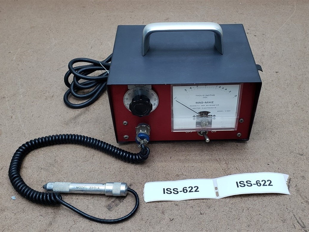 Dexter Electronics Mag-Mike V220 Magnetic Gap Micrometer Used Old Stock