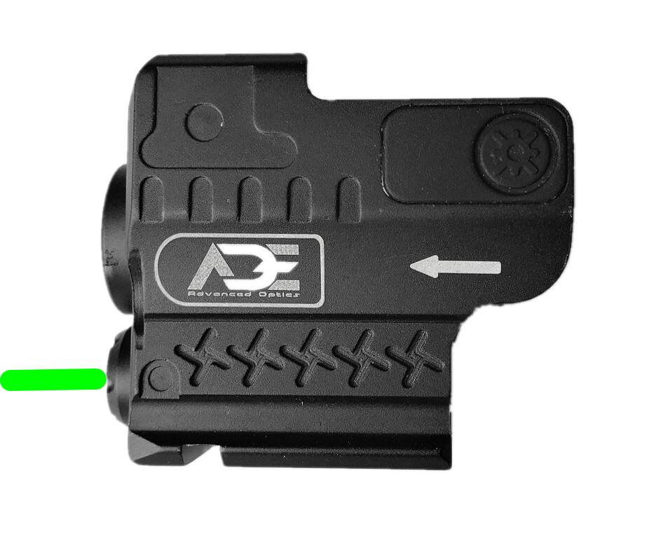 Green Pistol Laser+Flashlight Sight for Springfield HELLCAT COMPACT 9MM Pistol