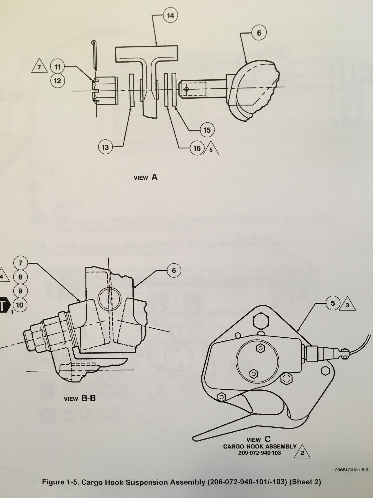 Bell 206L Cargo Hook Kits Service Instruction Manual