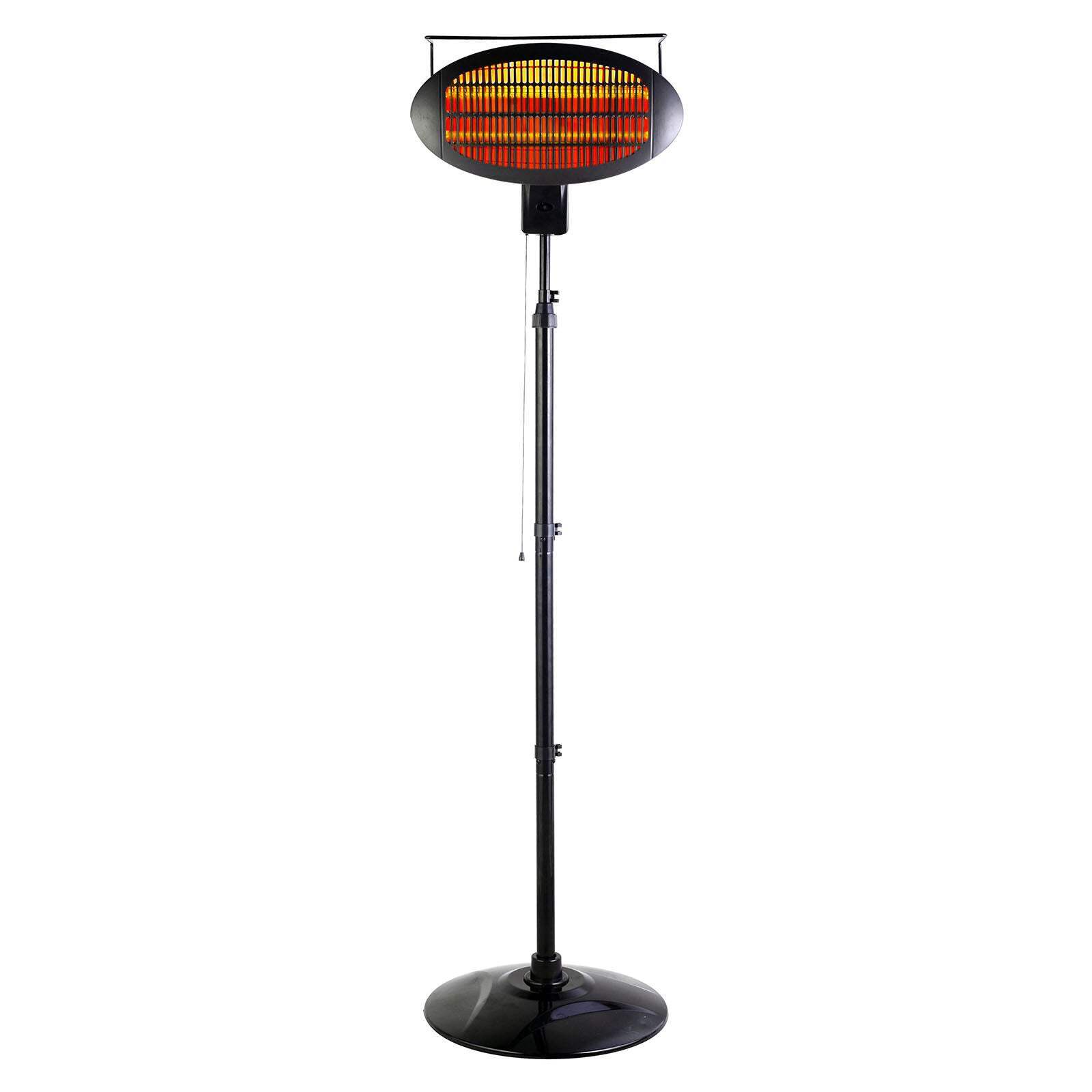 Optimus Garage-Outdoor Floor Standing Infrared Patio Heater w Remote