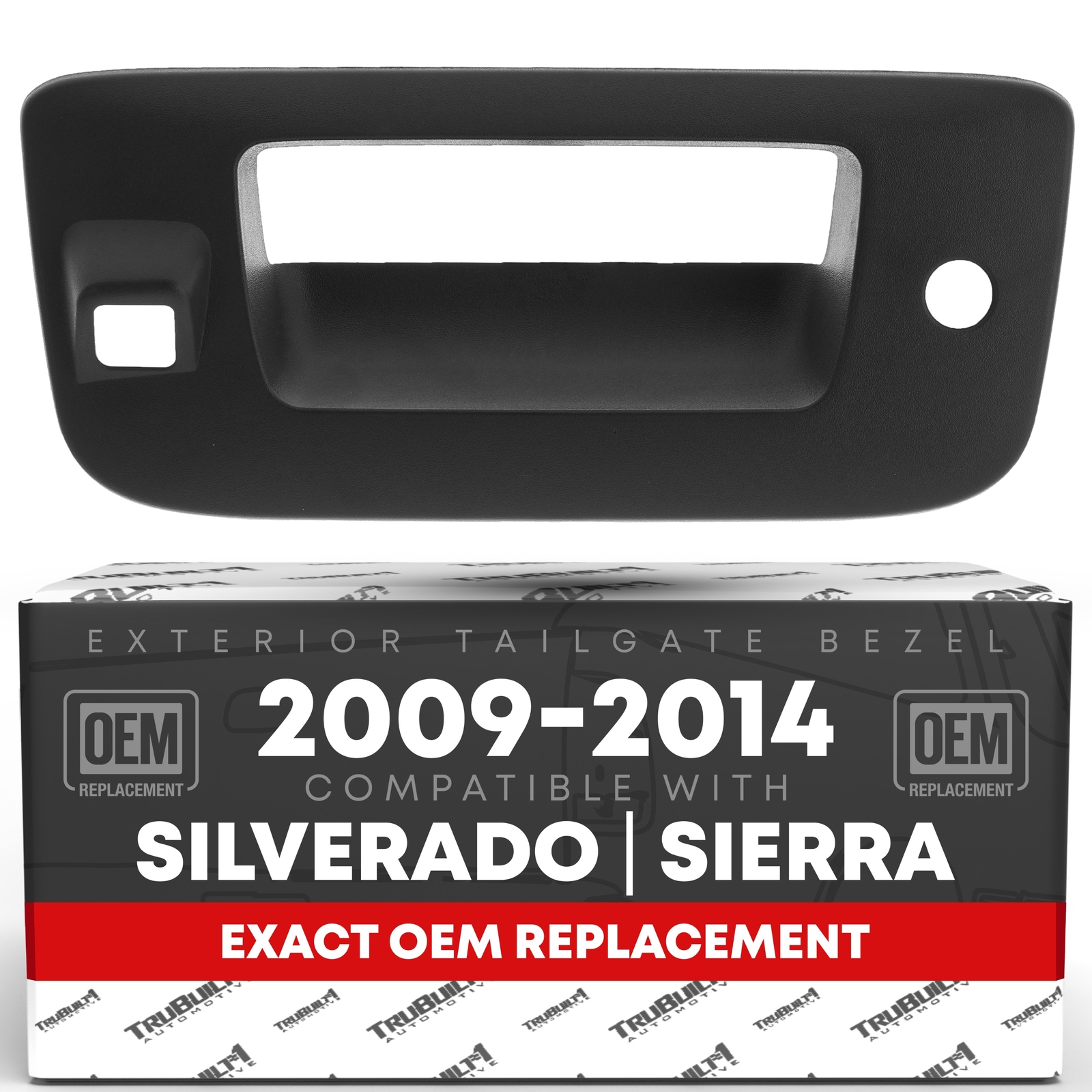 Tailgate Handle Bezel for Chevrolet Silverado; GMC Sierra