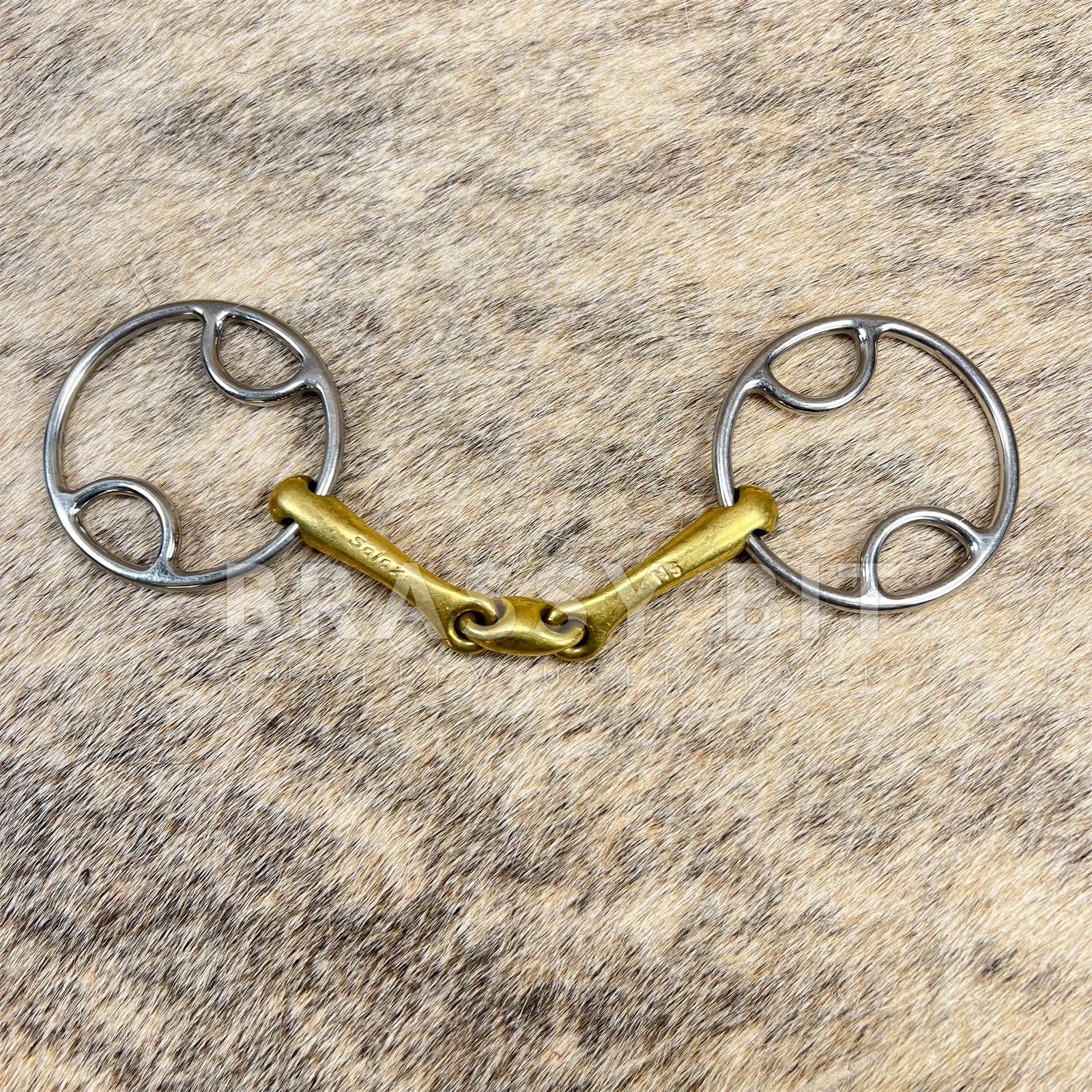 5" Neue Schule NS Tranz Angled Lozenge Beval Snaffle Bit