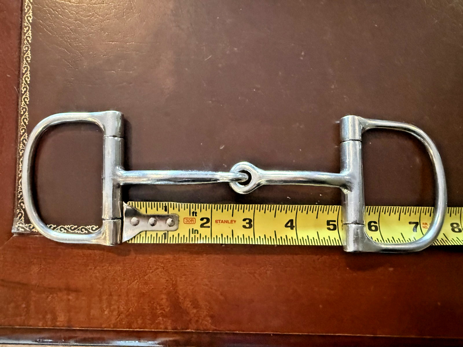 Carlyle Stainless Steel 5" Dee Snaffle - Free Shipping - Returns Accepted
