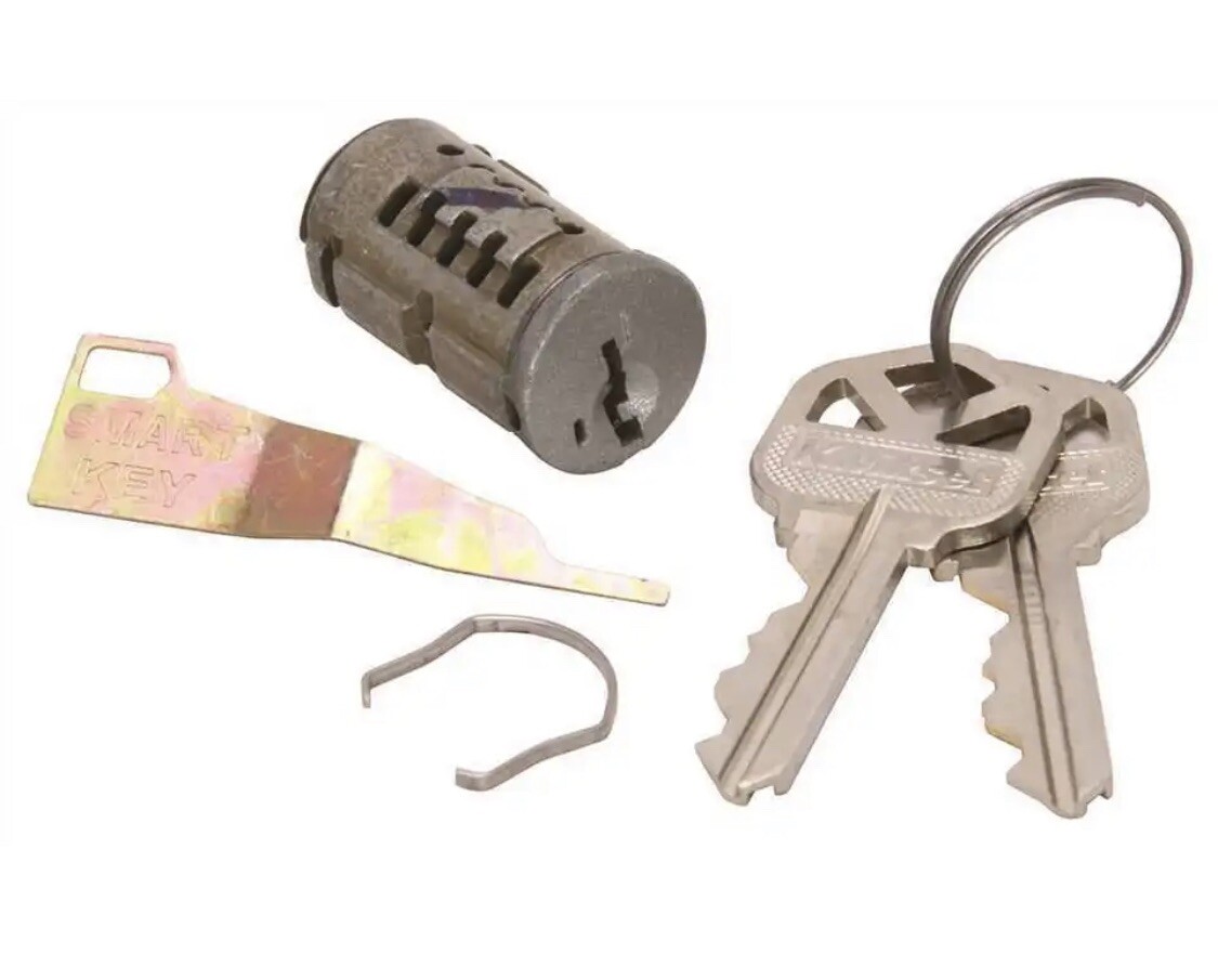 Kwikset 29700 SA CYL LVR SLVR SmartKey Security Entry Cylinder Silver