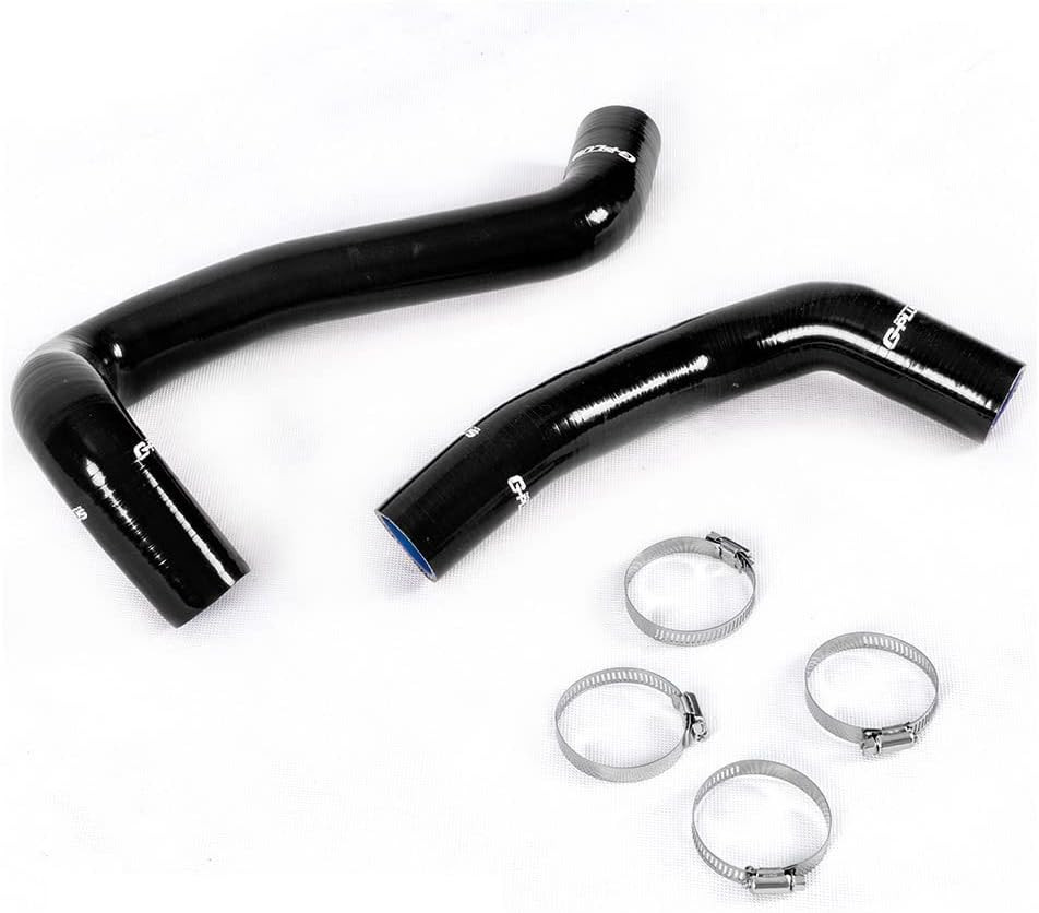 Silicone Coolant Radiator Hose Kit for 2007-2017 Tundra 5.7L V8 Black with Clamp