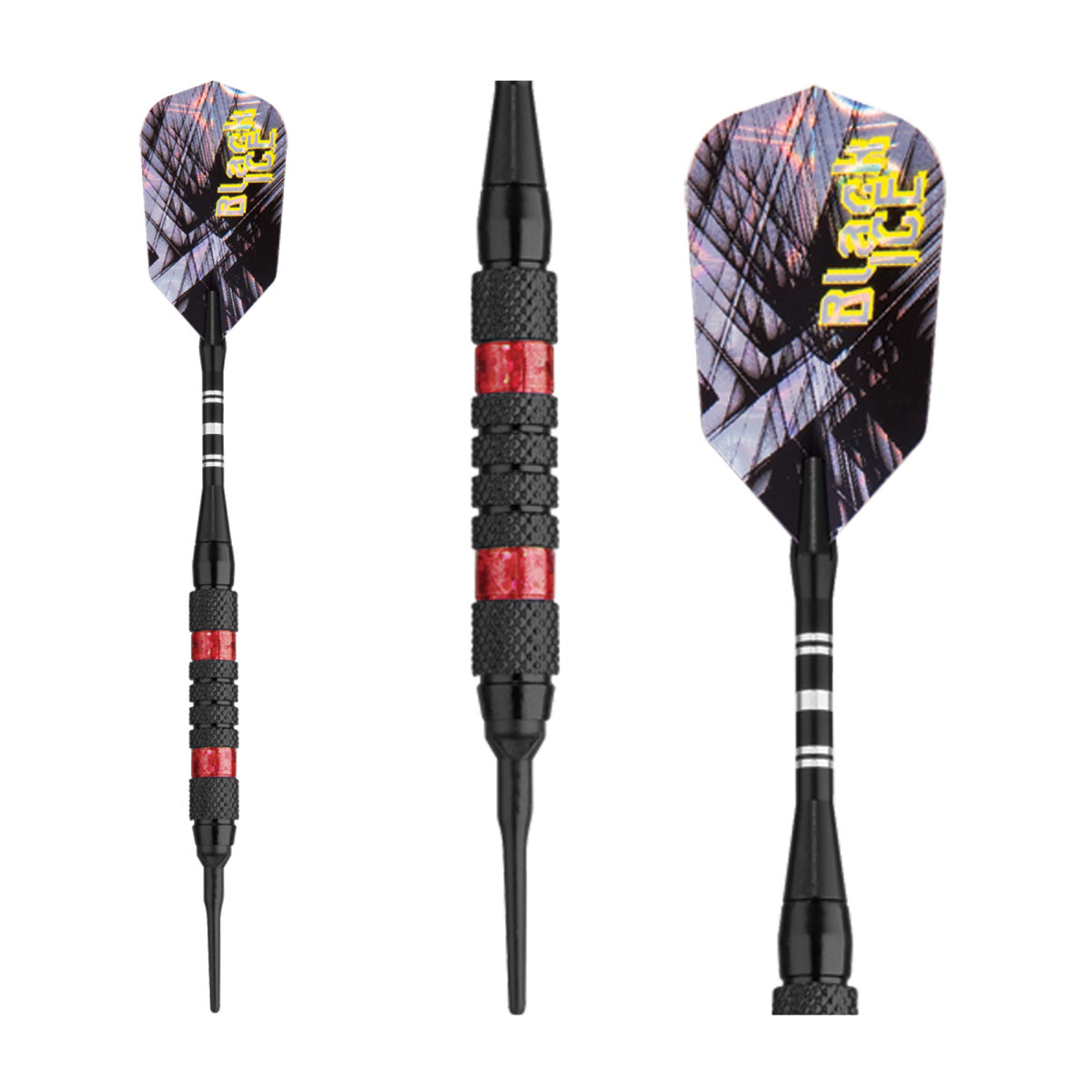 Viper Black Ice Soft Tip Darts - Dartboard Game Accessory - Red - 18 Grams