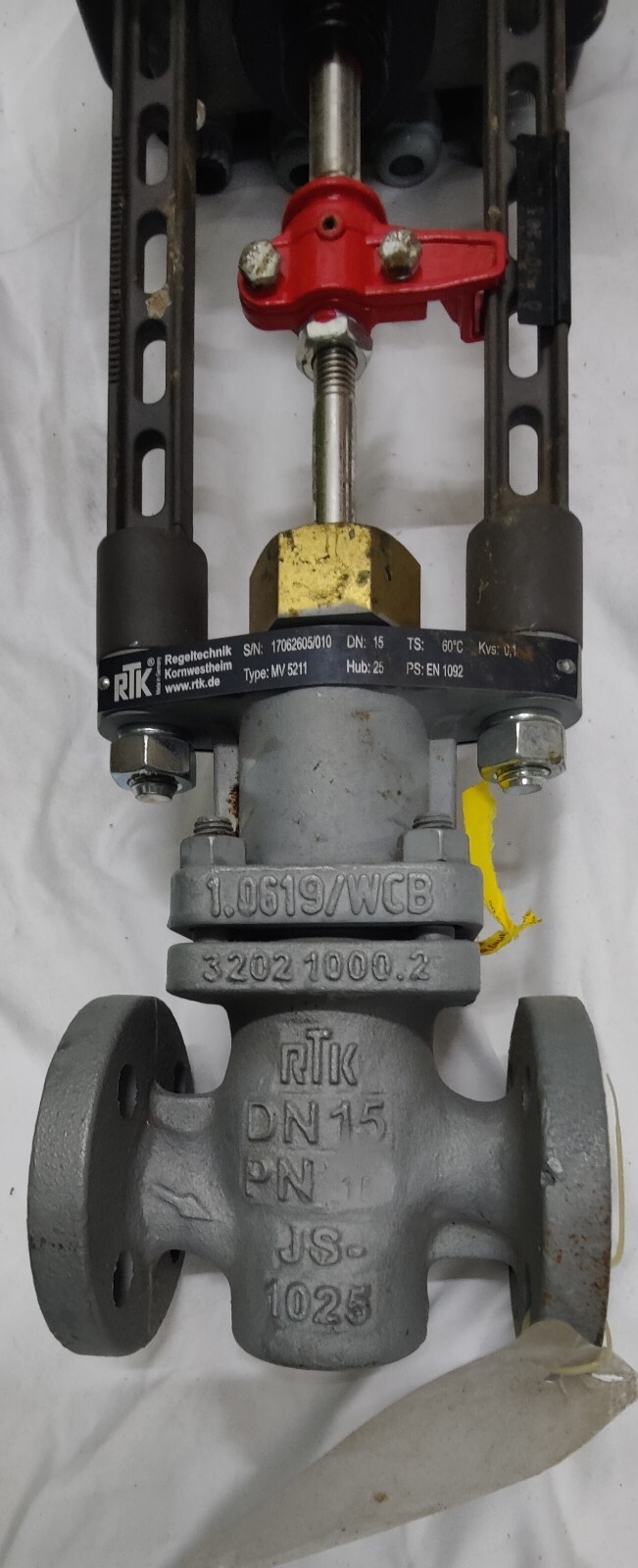 RTK Electric Actuator REact 30E -028 WITH MV 5211 REflex 2-way control valve