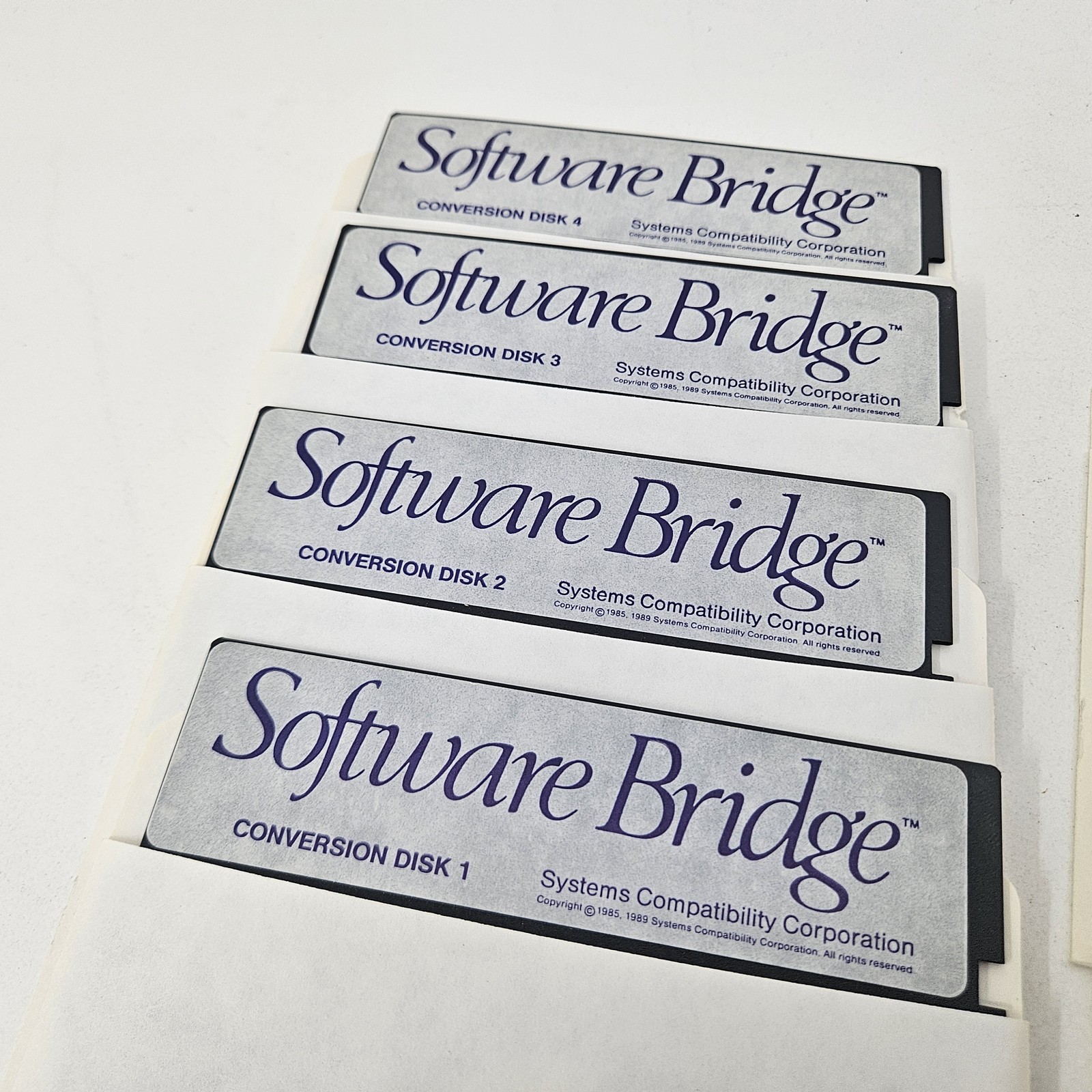Software Bridge Conversion & System Disks 5.25" Floppy Set (6 Disks) Systems