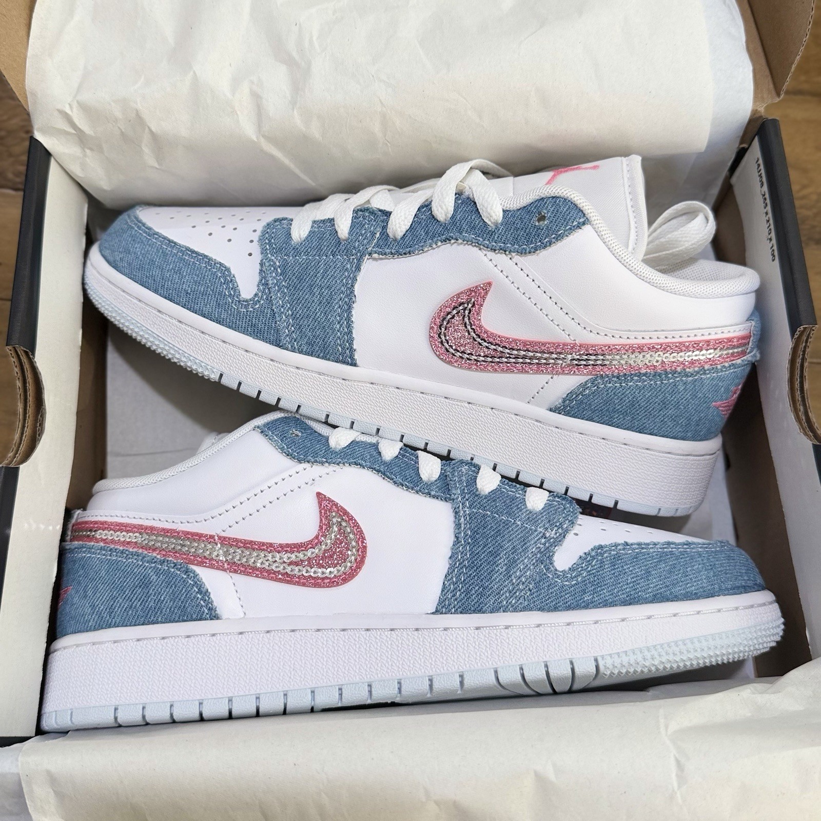 Nike Air Jordan 1 Low Cobalt Bliss Women’s, GS & Kids Size Brand New Ships Fast