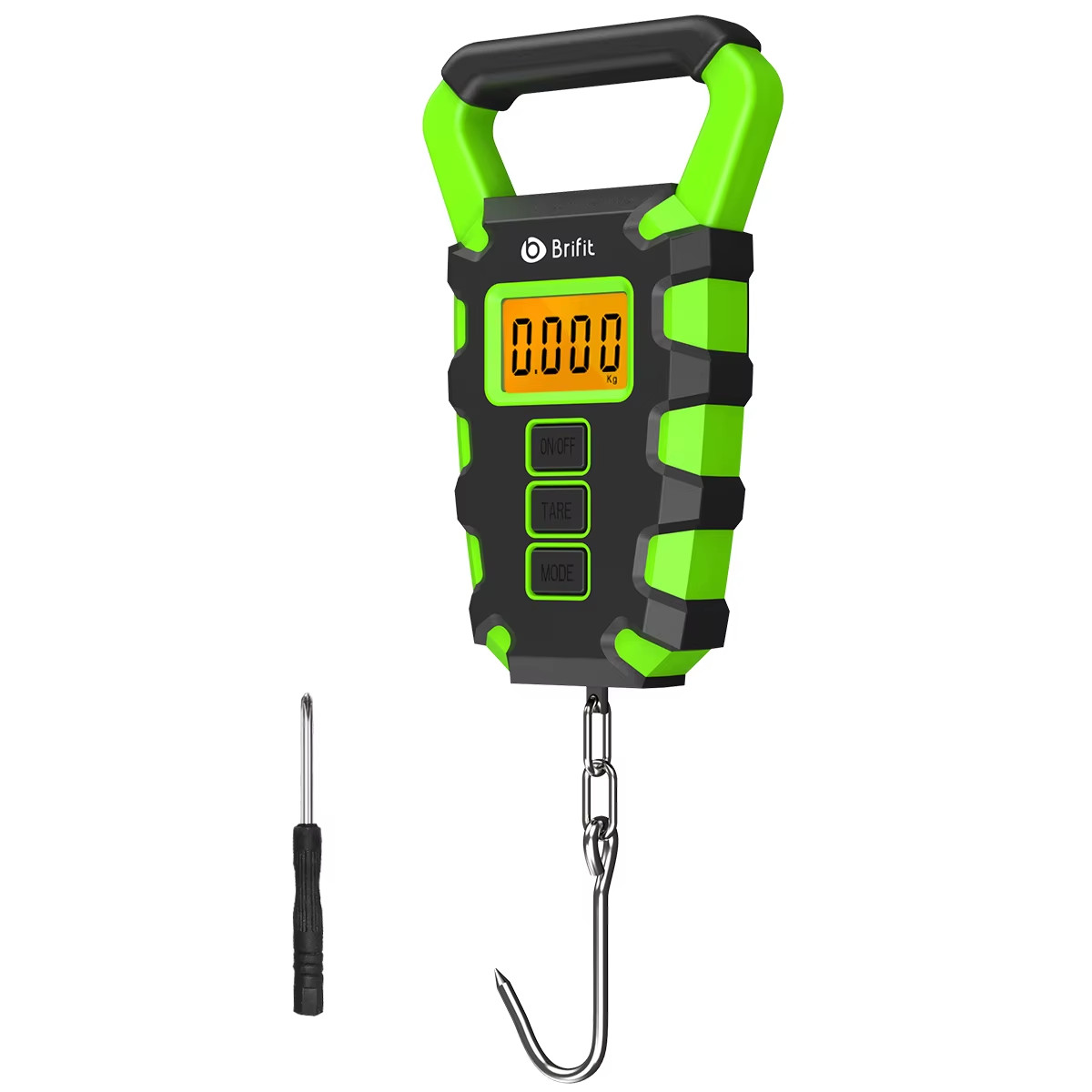 50KG Digital Fishing Scale with Ruler Portable Travel Luggage Weighing Scale Dig