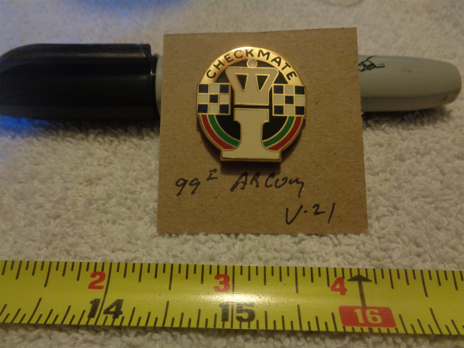 99th Army Reserve Command V-21 Unit Crest, DI, DUI (DRAW#R15)