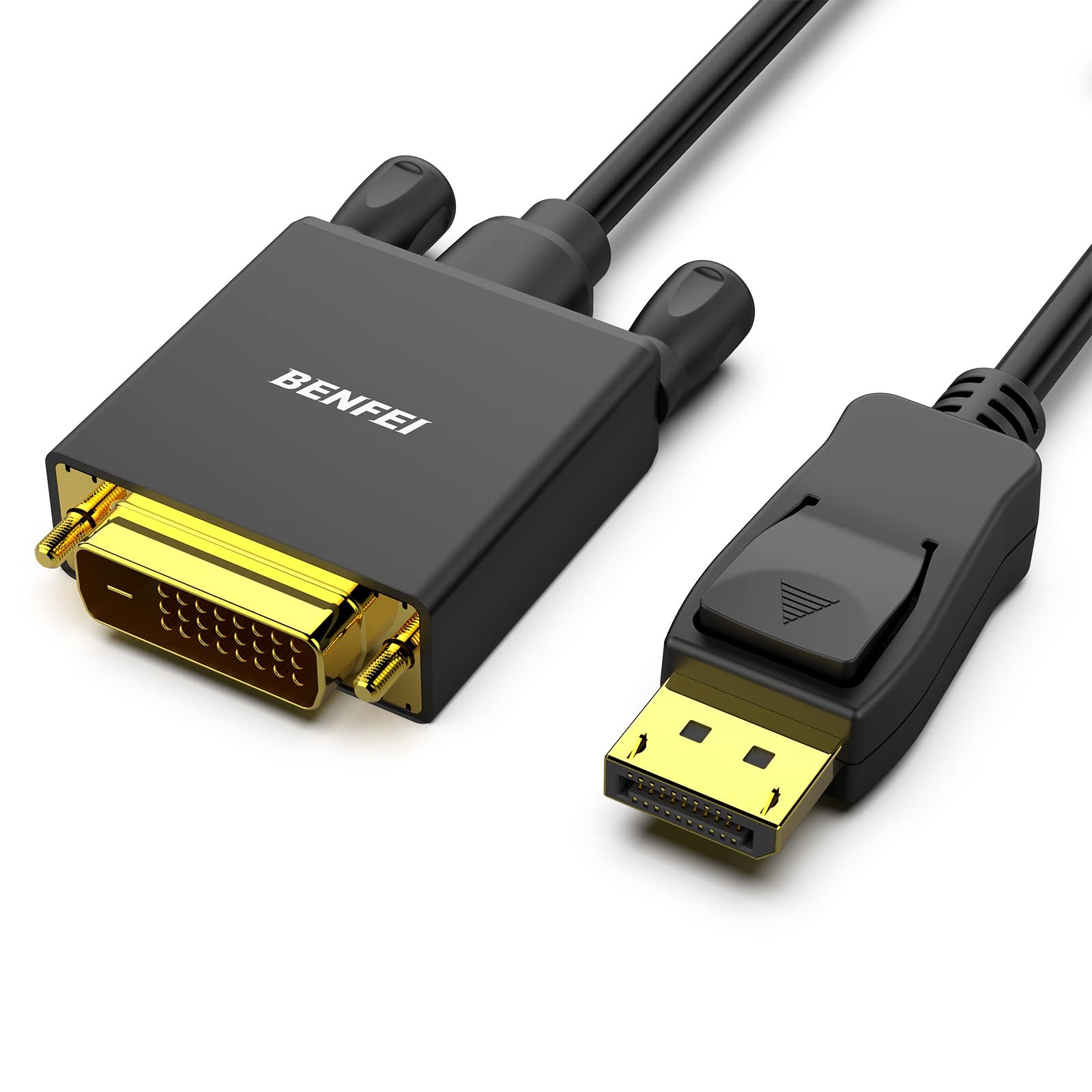 BENFEI DisplayPort to DVI 10 Feet Cable, Uni-Directional 10 feet, 1 Pack
