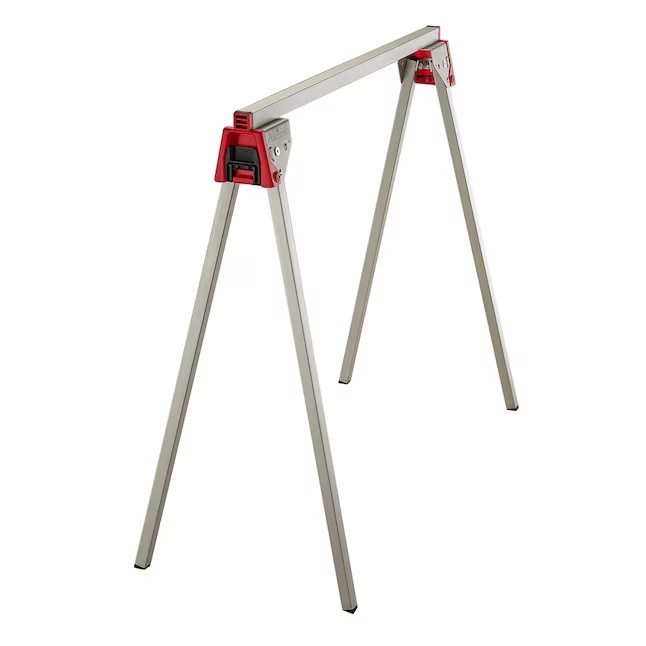 Craftsman Metal Saw Horse 1000-lb Capacity Portable Foldable Legs Sawhorse Tool