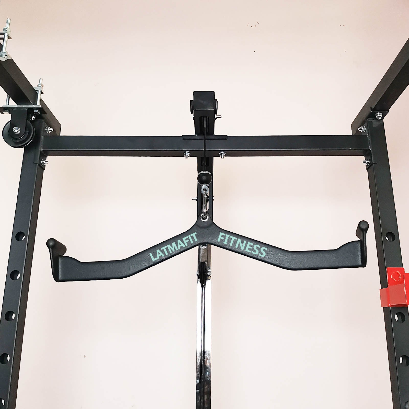 Lat Pull Down Bar Fitness Rowing Pulley Cable Machine Attachment Handle Grips