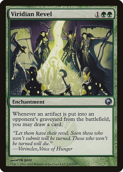 Viridian Revel 1x  MtG Scars of Mirrodin SP/NM