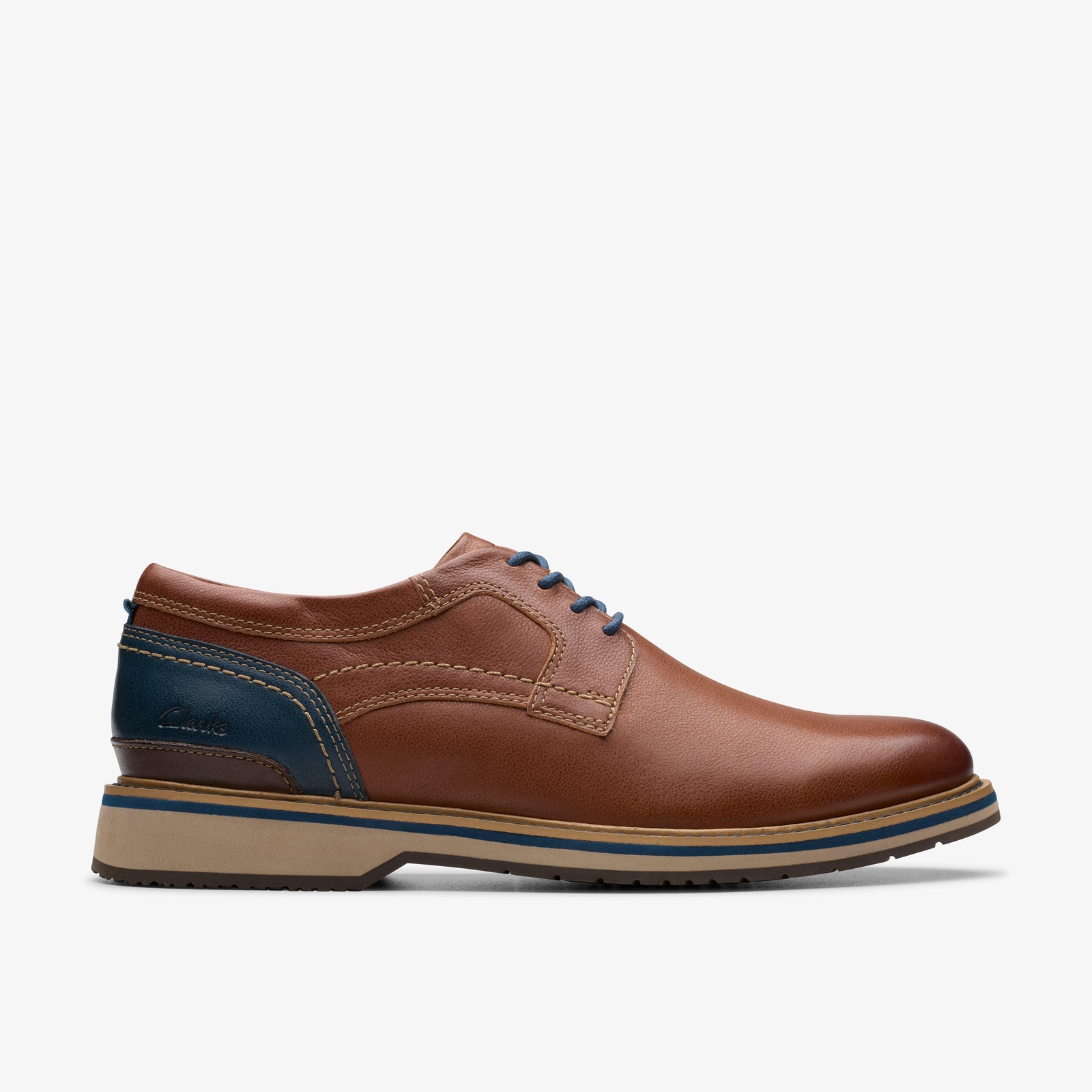 Clarks Men's Monahan Plain Tan Leather 26179977