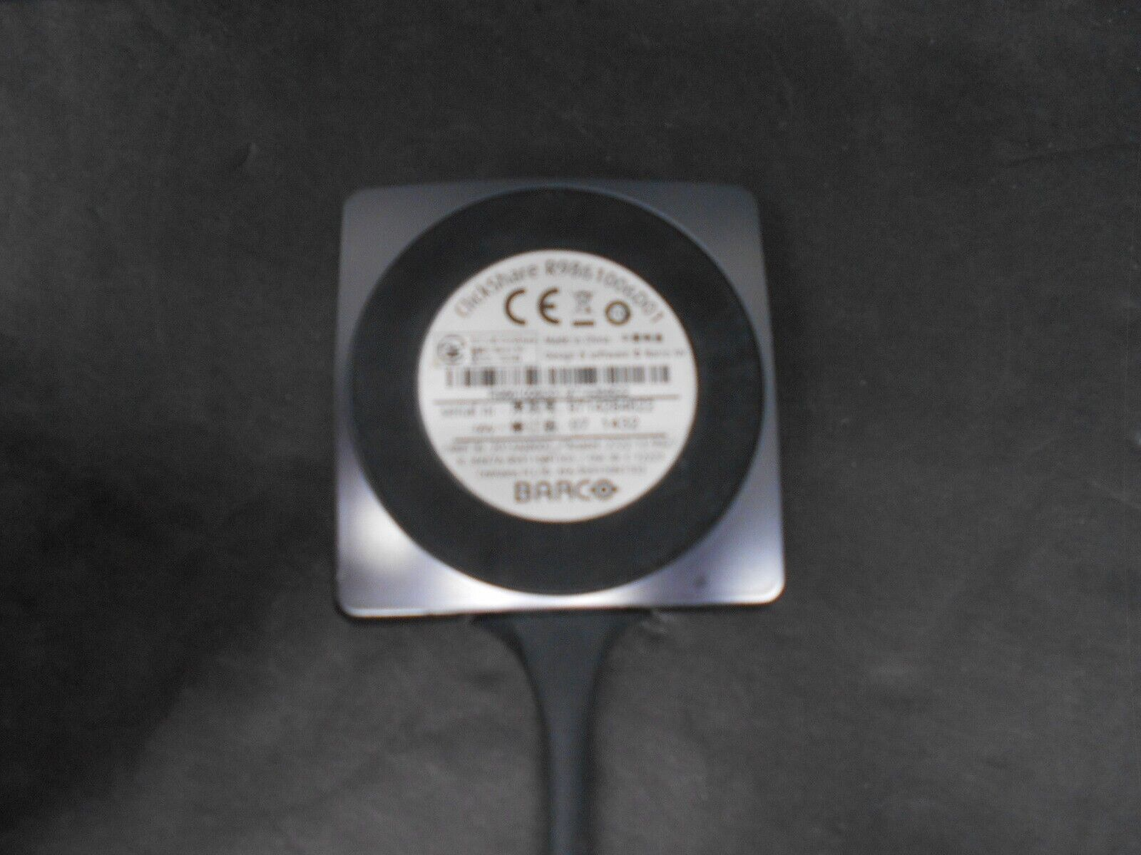 Barco P/N R9861008 Clickshare Presentation System 1 Button No Power Supply