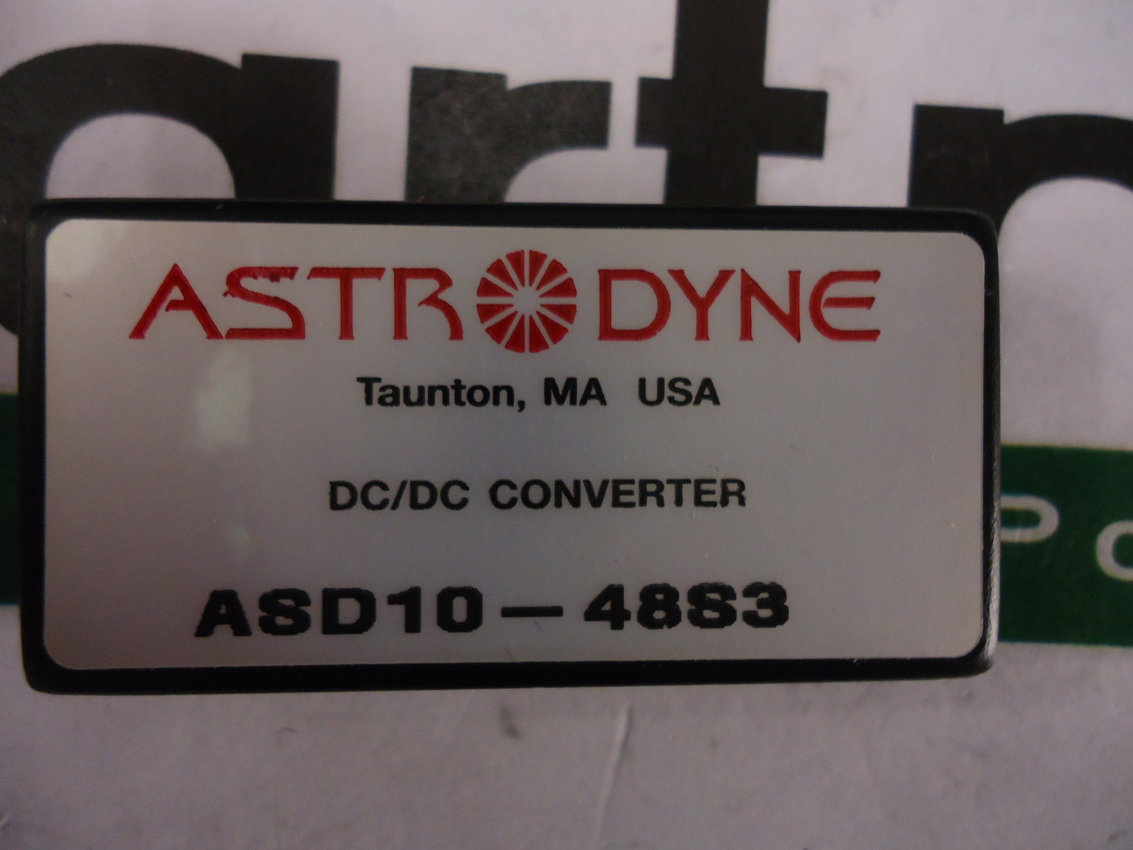 ASD10-48S3 Astrodyne 10W DC/DC,3.3V out 18-75 Vin Brand New!