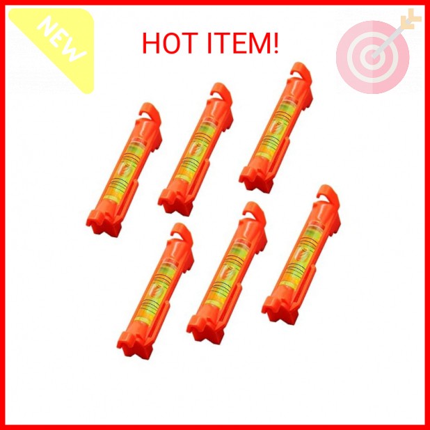 WOYISEPG 6x Hanging Bubble Line Level Small Horizontal String Bubble Spirit Leve