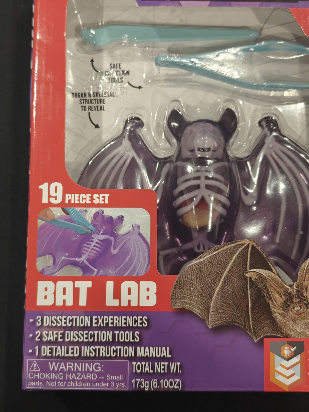 Dissect-It: Bat Lab Synthetic Dissection Kit, Kids Ages 6+