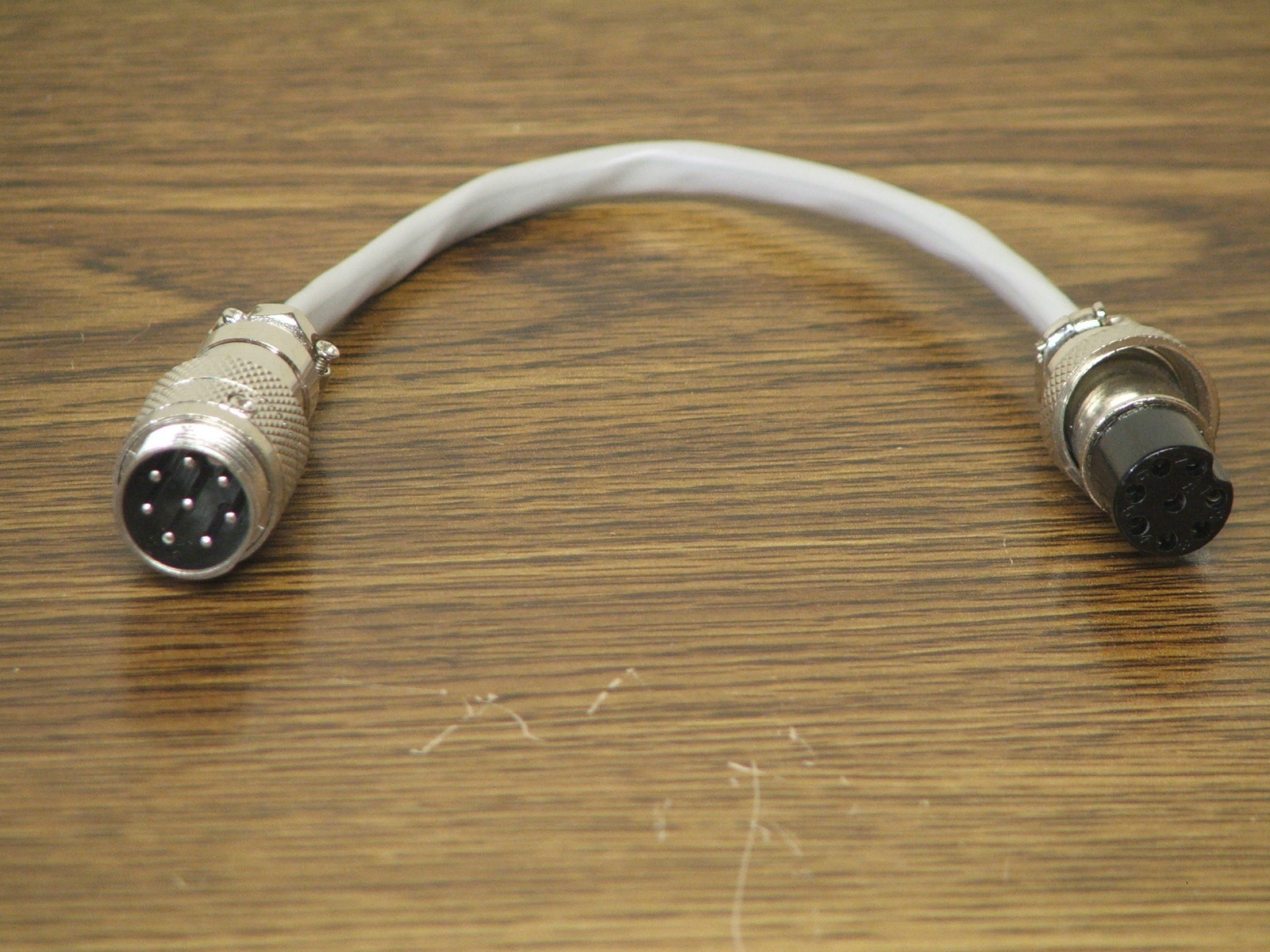 Kenwood 8 Pin Round To Flex 5000A Microphone Adapter
