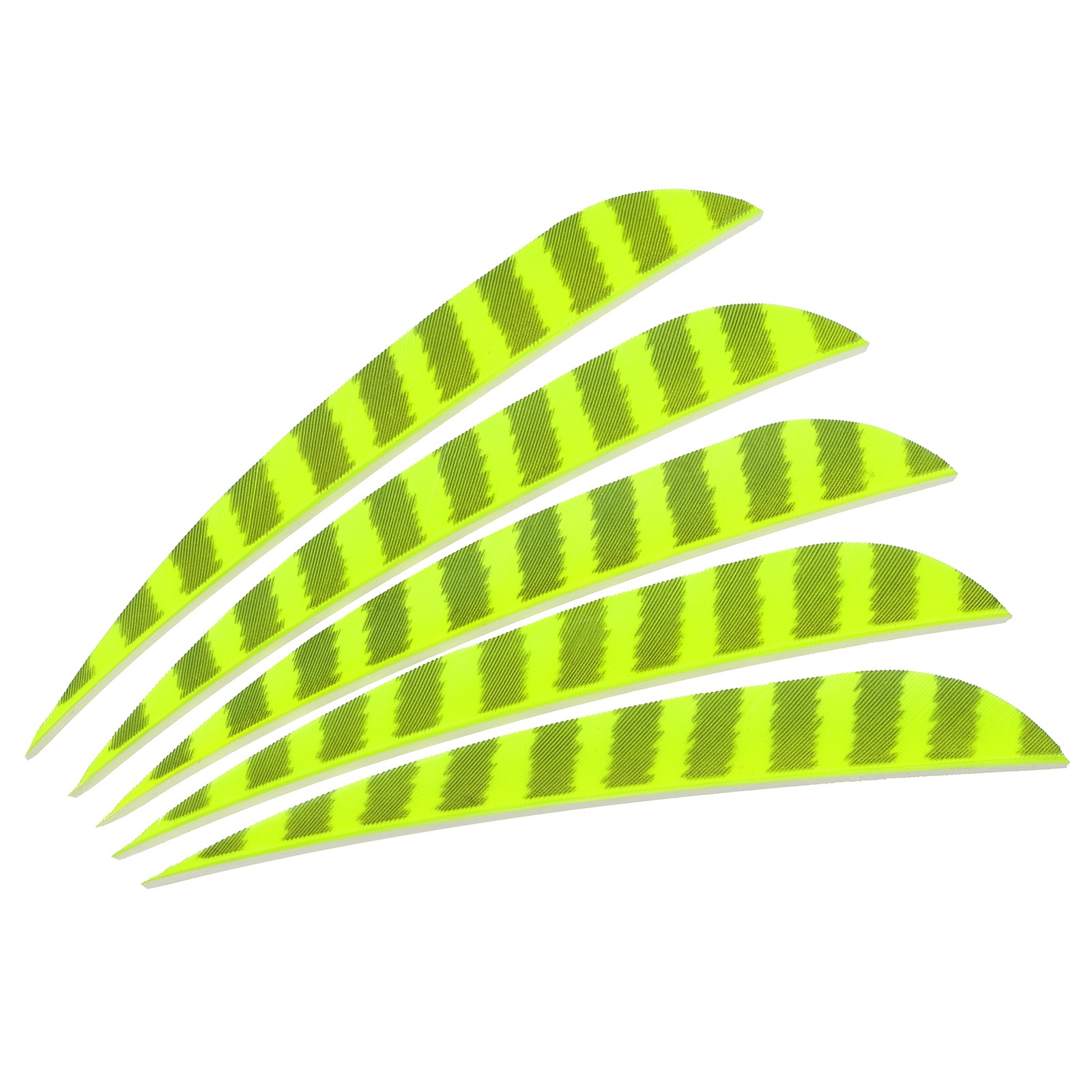 Arrows Vanes 20 Pack 5 Inch Arrow Feather Right Wing, Fluorescent Yellow