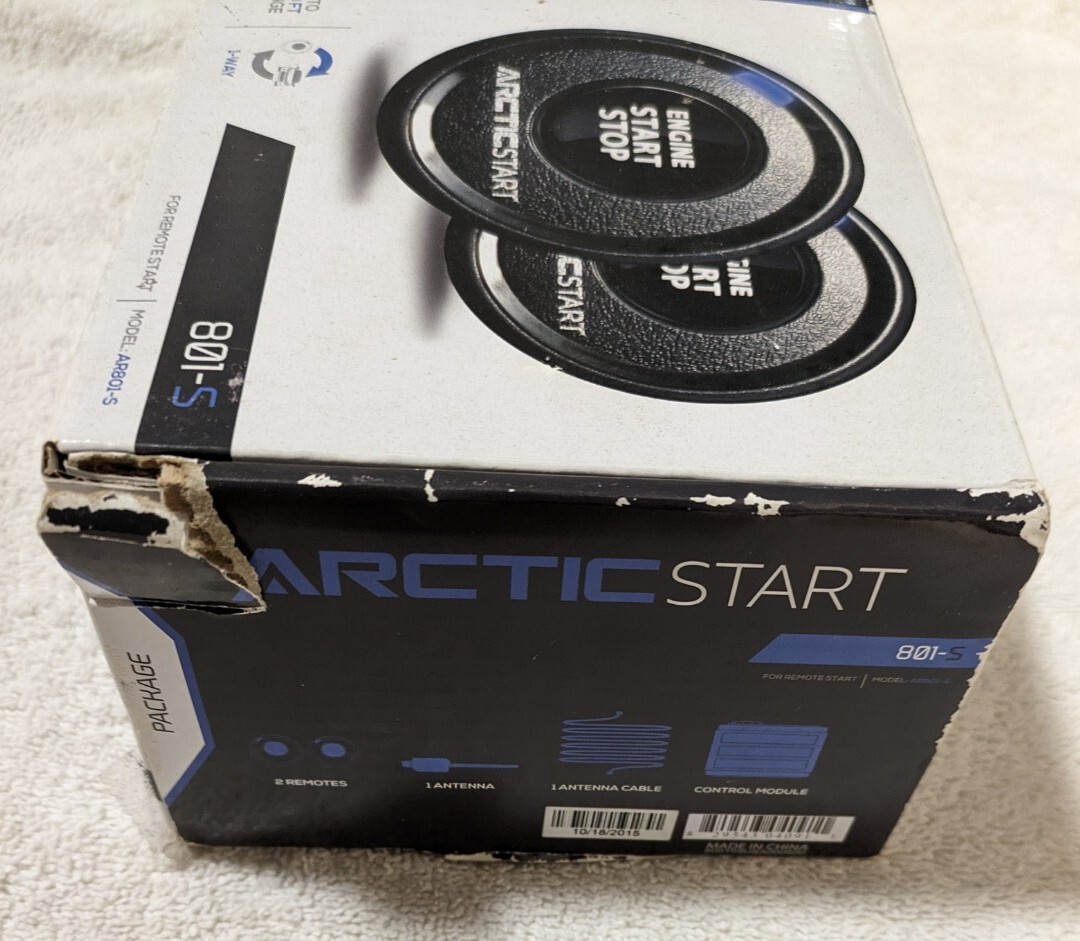 Arctic Start AR801-S Remote Start Keyless Entry 800-FT Range Remotes