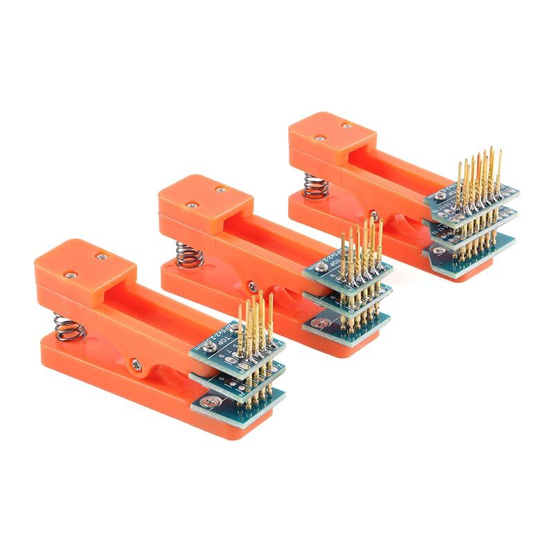 2Pcs 2.54mm 2 * 5Pin Double Row Test Clip Module Board 5Pin Program Burning C...