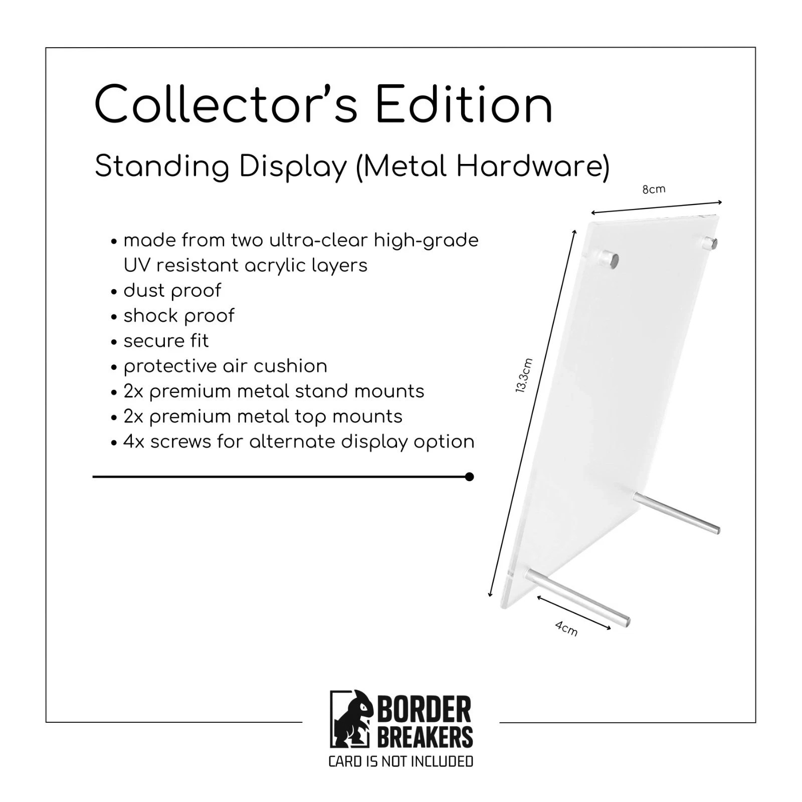 Mega Charizard X 130/094 Extended Art Protective Standing Case