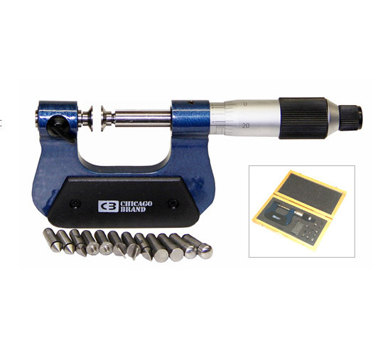 0-1"  MICROMETER W/ ANVIL SET .001" GRADUATIONS