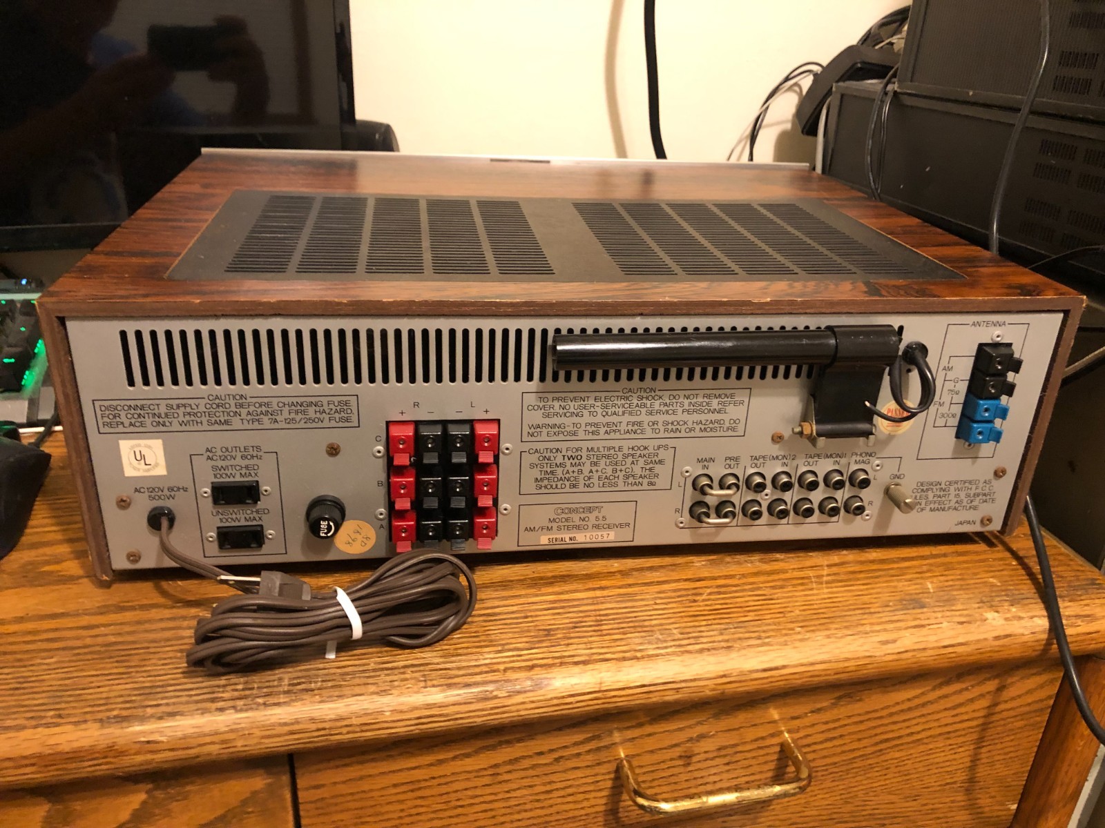 Working Concept 5.5 Receiver / Pacific Stereo w/ Phono Input