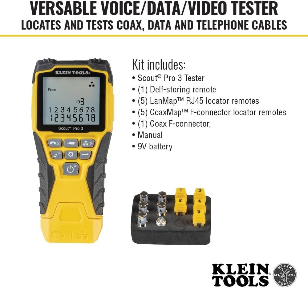 Cable Tester with Extended Length Measurement and Fault Detection Features