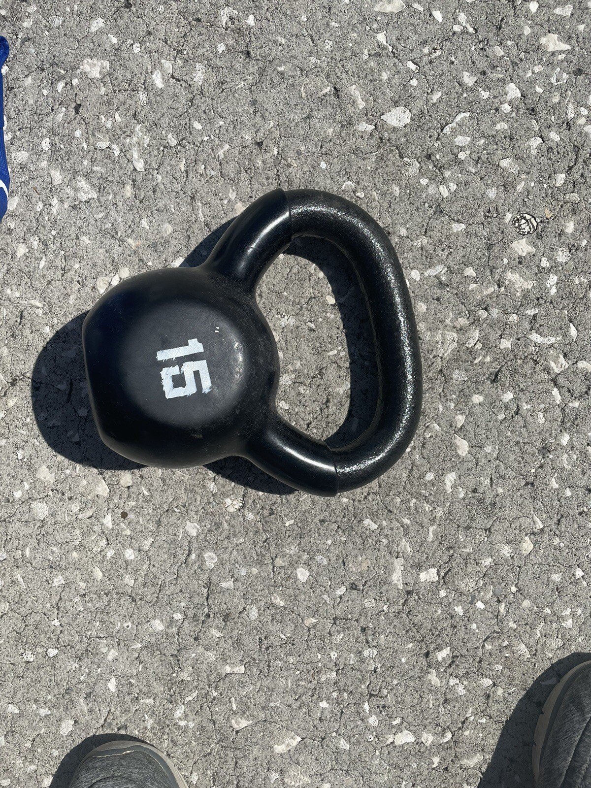 POWERT Cast Iron Weight Lifting Strength Training 15 LB