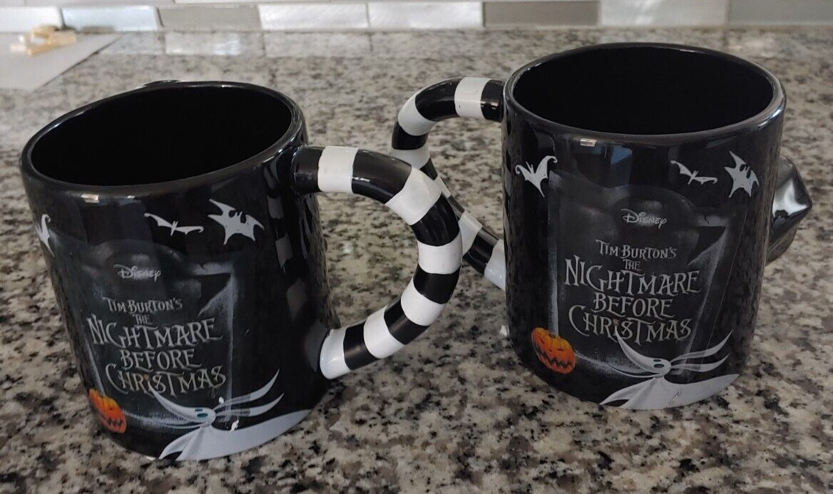 The Nightmare Before Christmas Jack & Sally 2 PC 20 OZ Mug Set