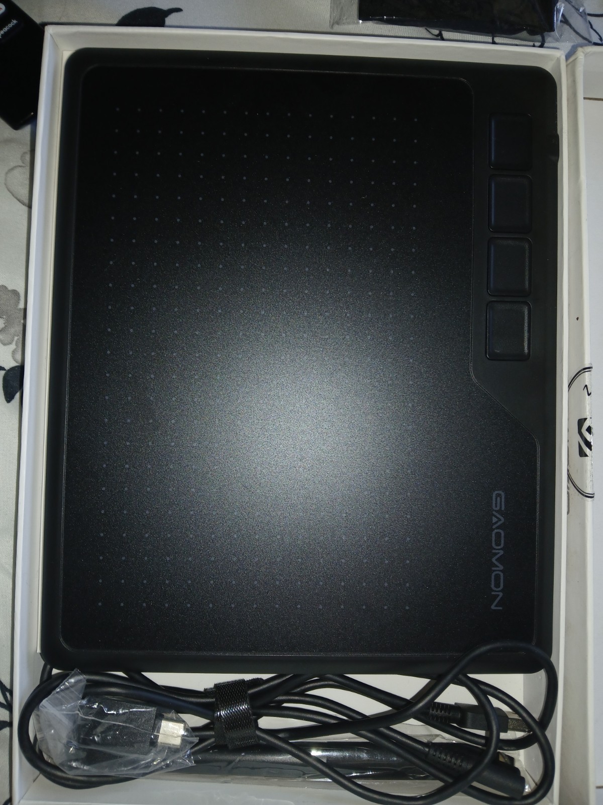 GAOMON Graphics Drawing Tablet, Wired USB, Express Keys, Black