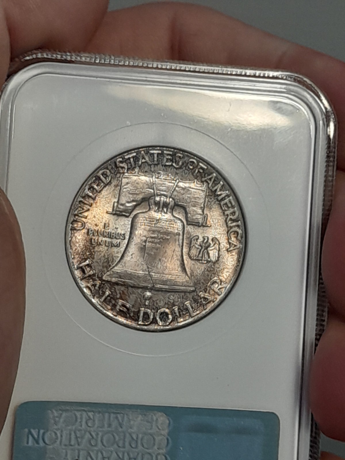 1949 Franklin Half Dollar Toned NGC MS64
