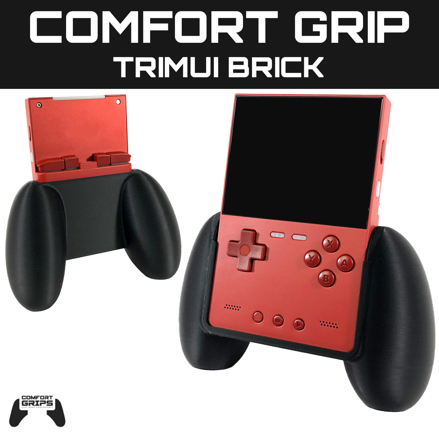 Trimui Brick Comfort Grip Case - 3D Printed