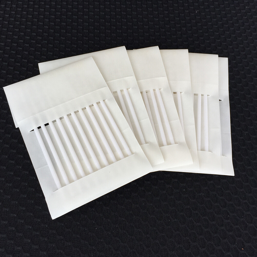 Bendable 60PCS Dental Disposable Sticky Applicators for Removal 110MM Long White