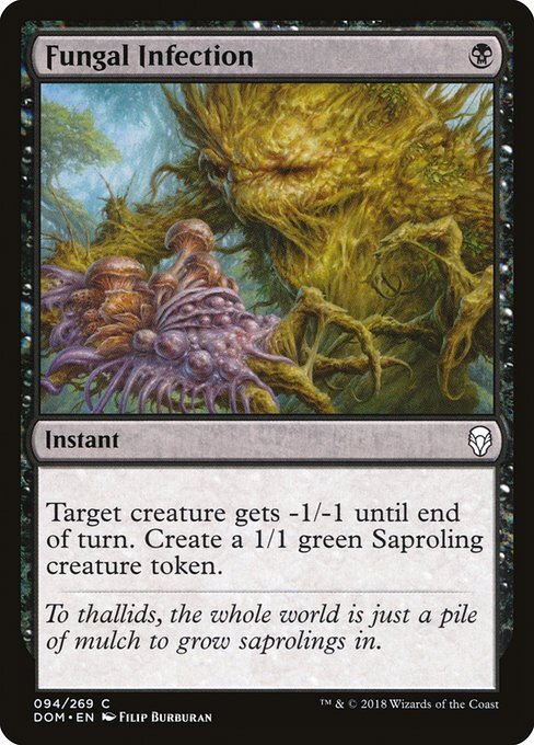 FUNGAL INFECTION x4 mtg NM-M Dominaria 4 Common