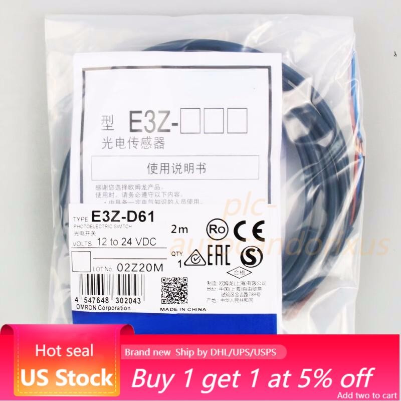 Omron E3Z-D61 Photoelectric Switch Sensor New Free Shipping One E3ZD61