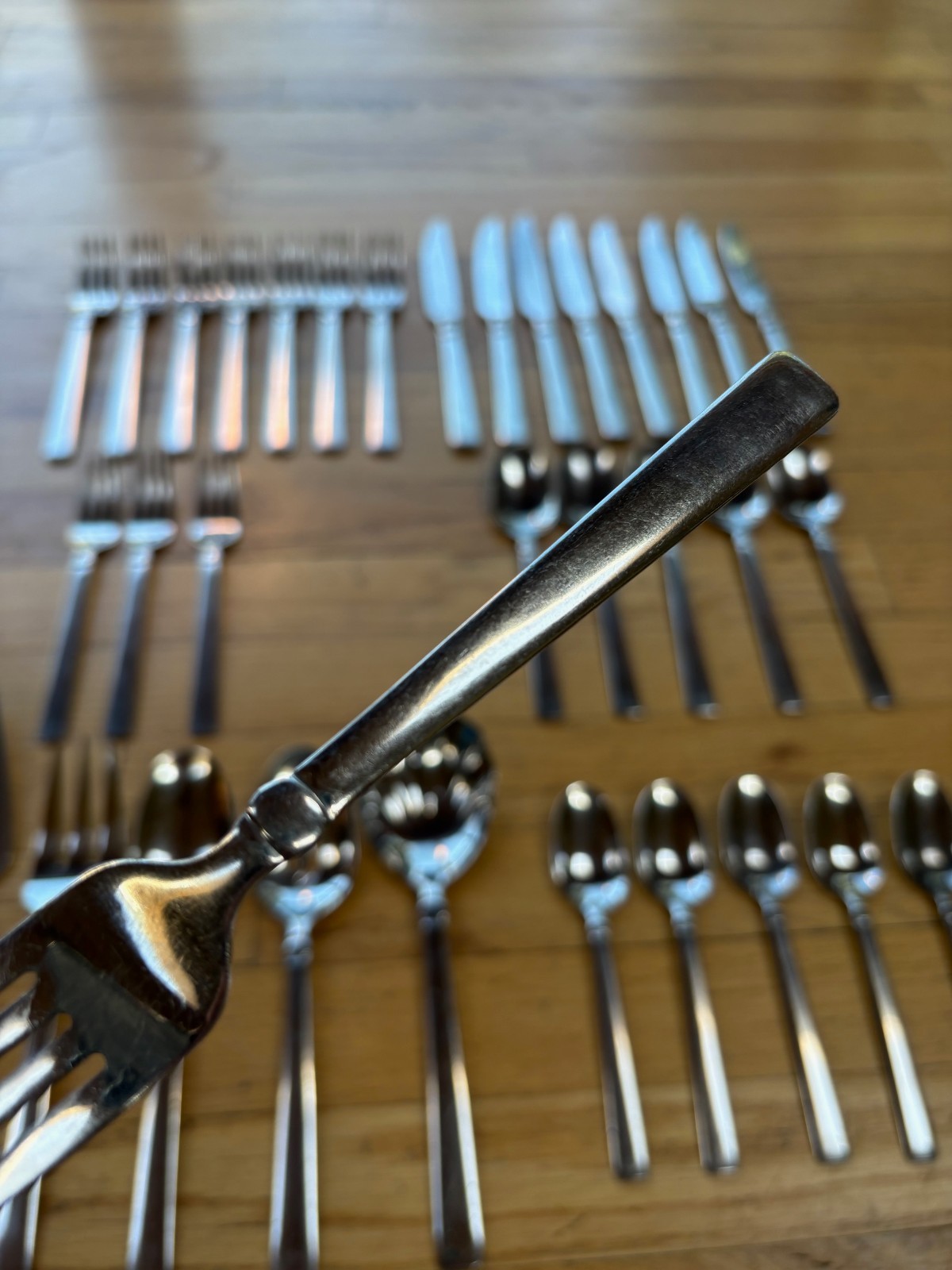 Vintage Oneida ATTALIA Pattern 35-Pc Flatware Set Stainless 18/0 Replacement